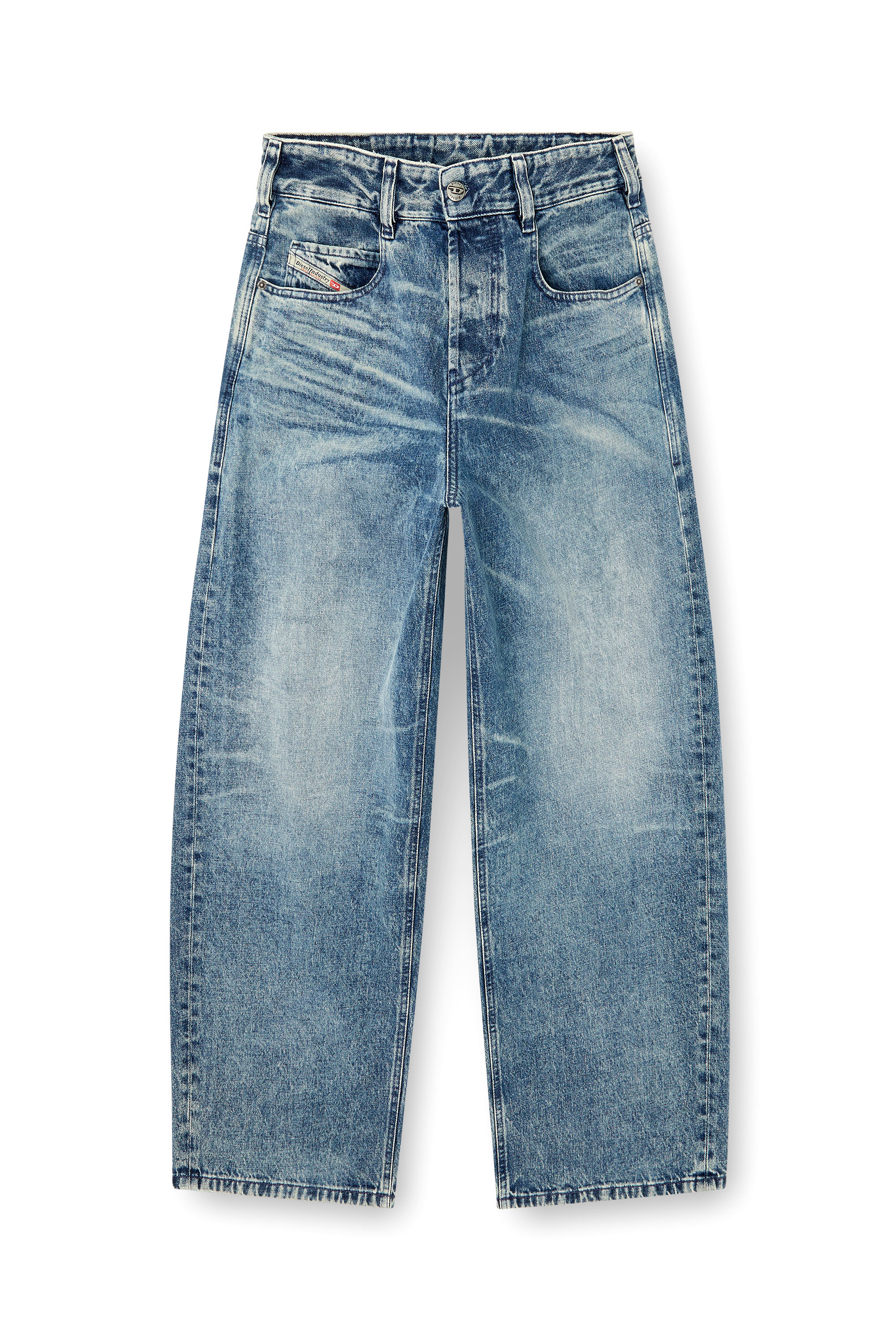 Diesel - Unisex's Relaxed Jeans 1997 D-Enim 007DA, Light Blue - 3